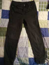 Spodnie jogger jeans grafitowe H&M r. 134