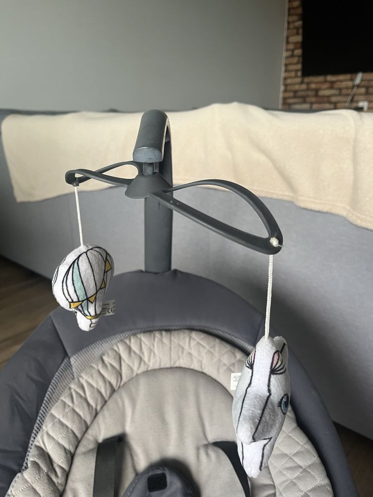 Leżaczek bijaczek Lionelo Ralf Grey Graphite