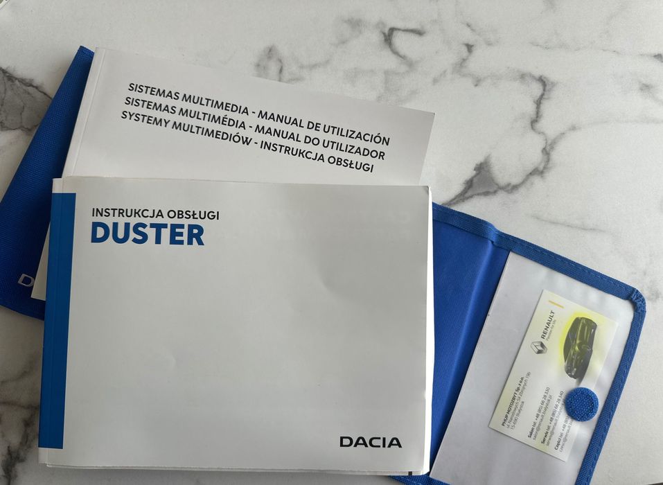 Instrukcja obsługi Dacia Duster 2021