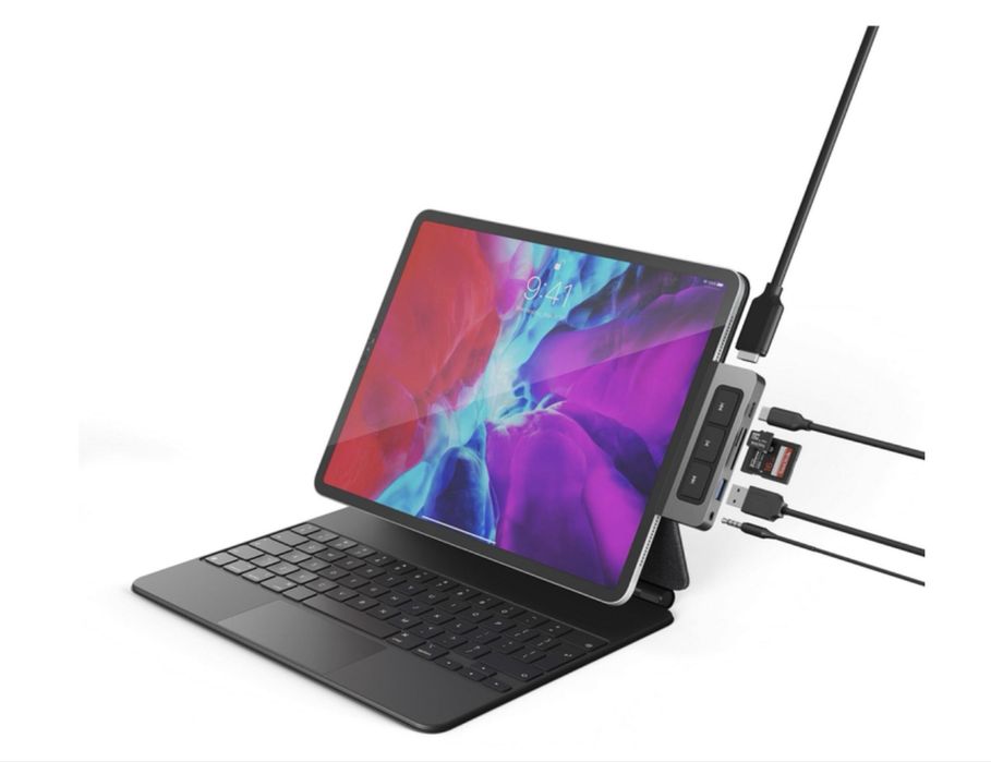 USB-хаб Hyper HyperDrive 6-in-1 USB Type-C Media Hub Silver
