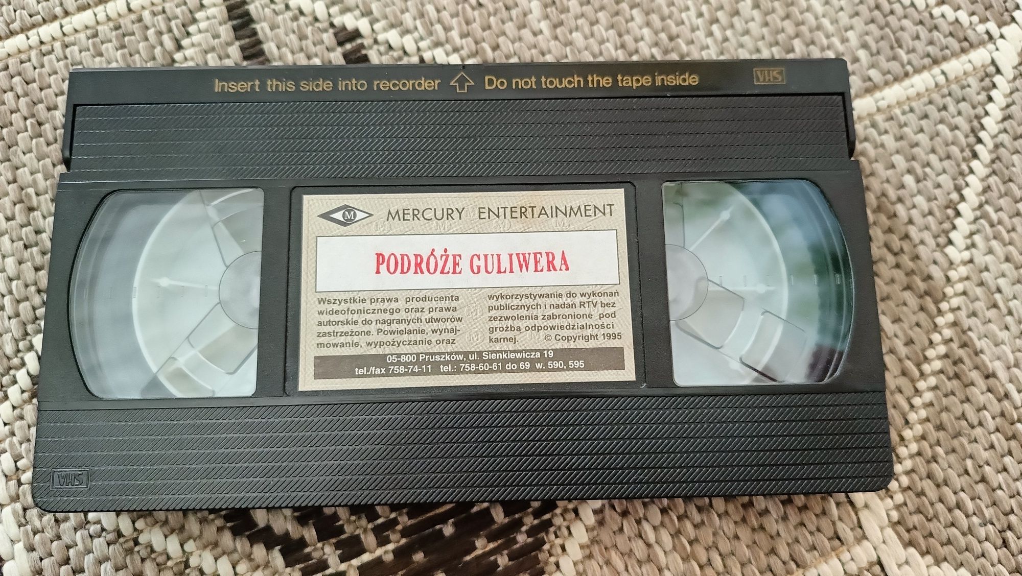 Podróże Guliwera - kaseta VHS