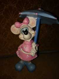 Cтатуэтка Мышь с зонтиком, интерьер 40 грн.