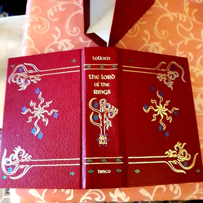J R R Tolkien - Senhor dos Anéis - HMCo Collectors Ed.Leather