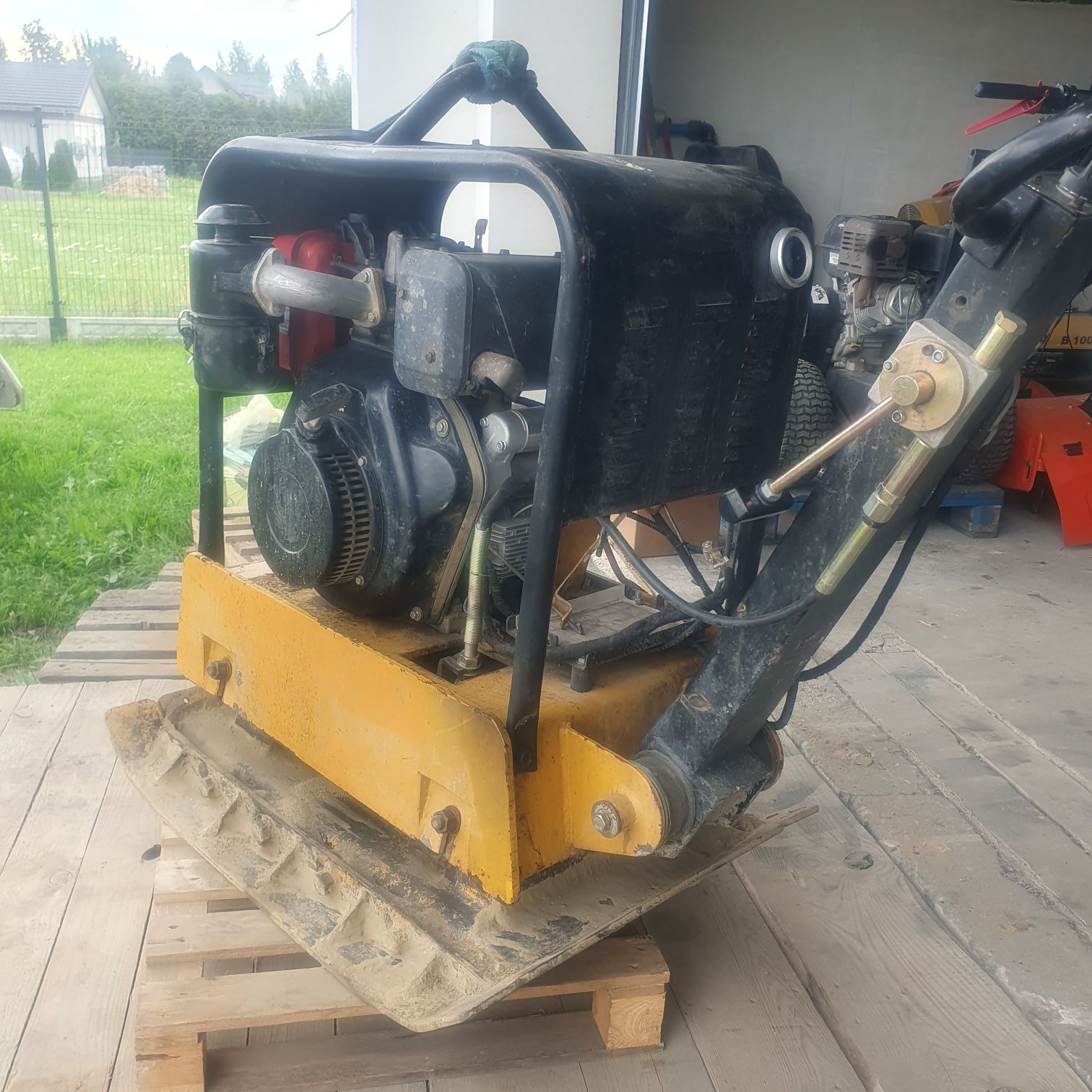 Zagęszczarka 350kg diesel rewers yanmar kipor