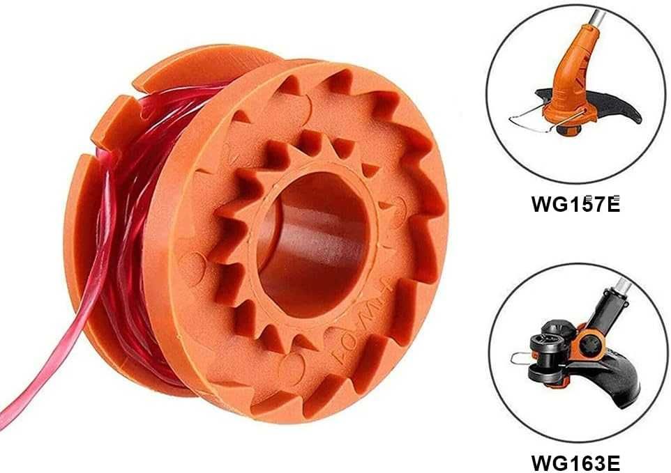 WORX WA0004-1 Żyłka do Podkaszarki 20V 2 Szpulki Trwała 10000 obr/min