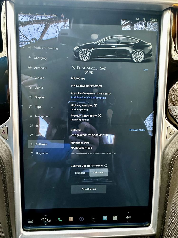 Tesla Model S, 2014, 75Kw