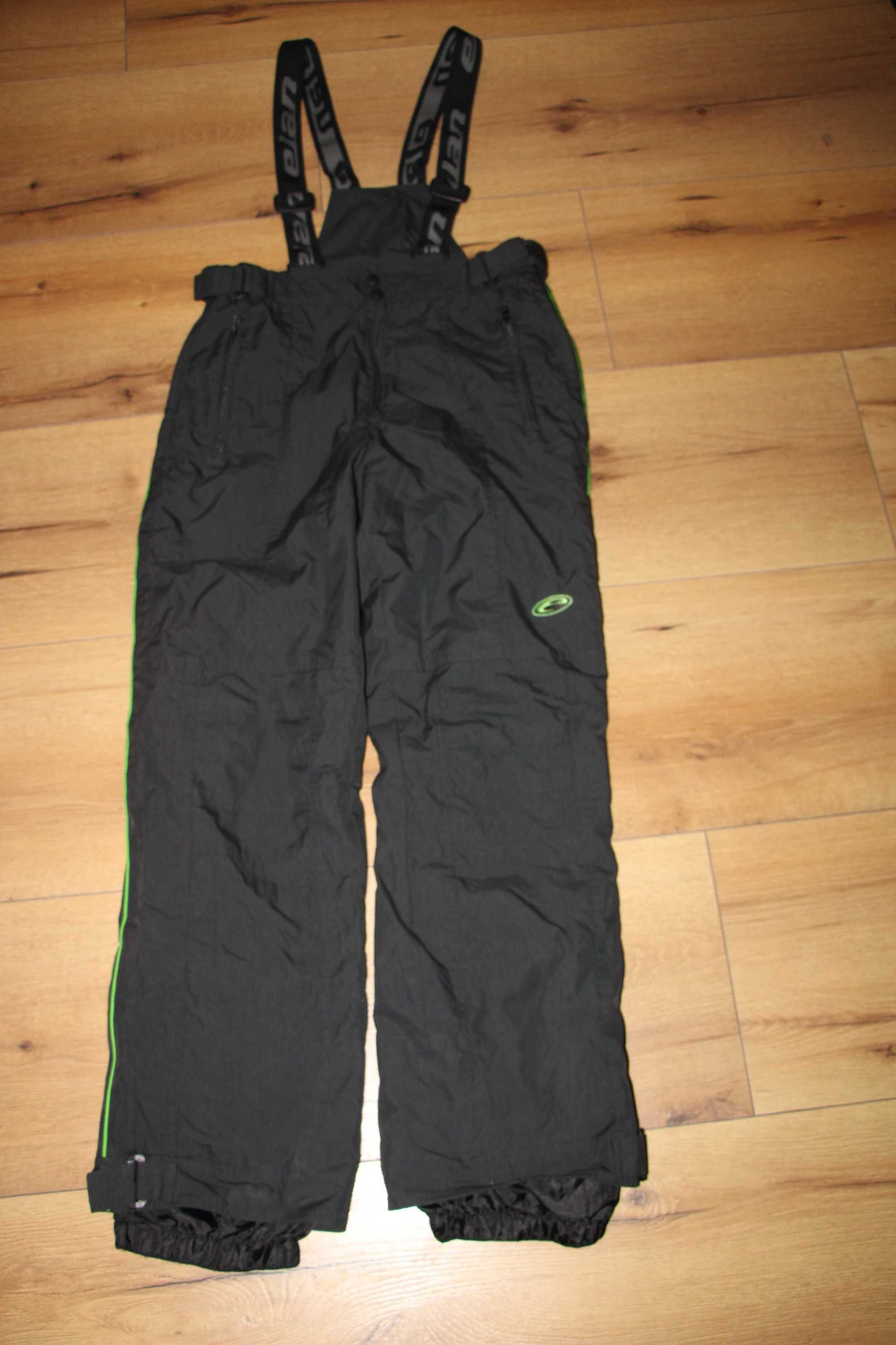 Spodnie narciarskie Elan ciepłe odpinane szelki rozmiar 52