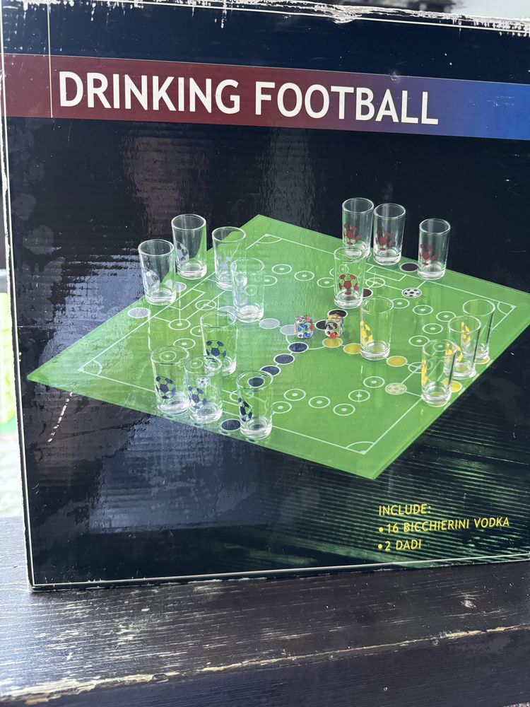 Gra planszowa drinking football, alkoholowy chińczyk, PREZENT 18+