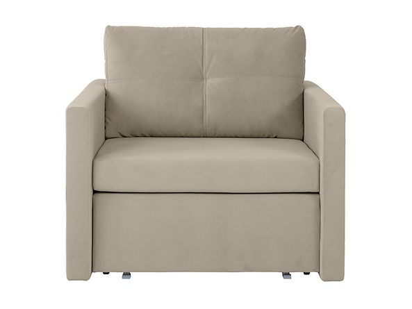 Sofa jednoosobowa Bunio Beżowa młodzieżowa BRW, Black Red White