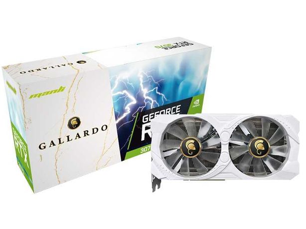 Manli GeForce RTX 3070 Gallardo WHITE 8GB GDDR6 Promocja. FV
