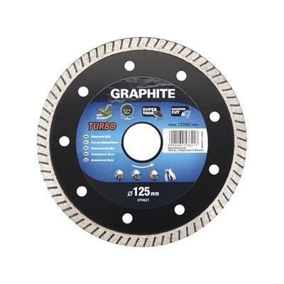 Tarcza diamentowa 125x22.2mm turbo Graphite 57H621