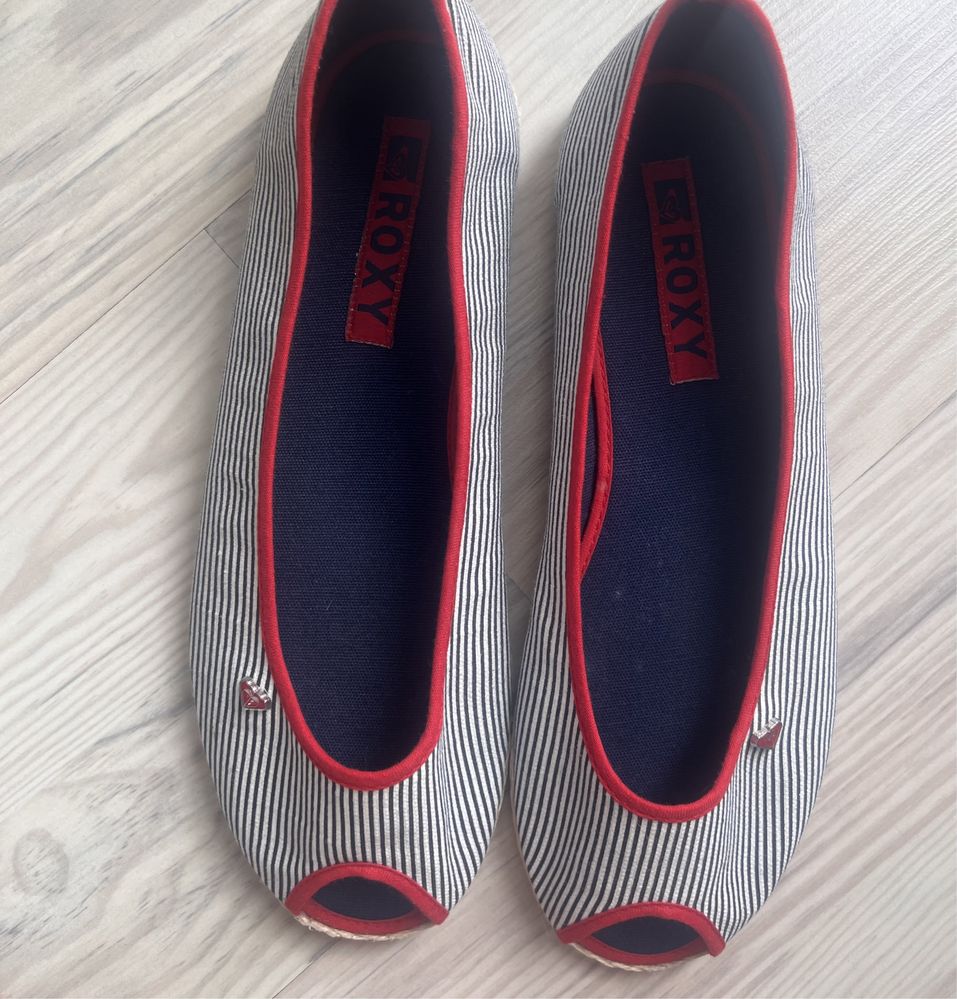 Espadryle Roxy rozmiar 41 bardzo wygodne na lato!