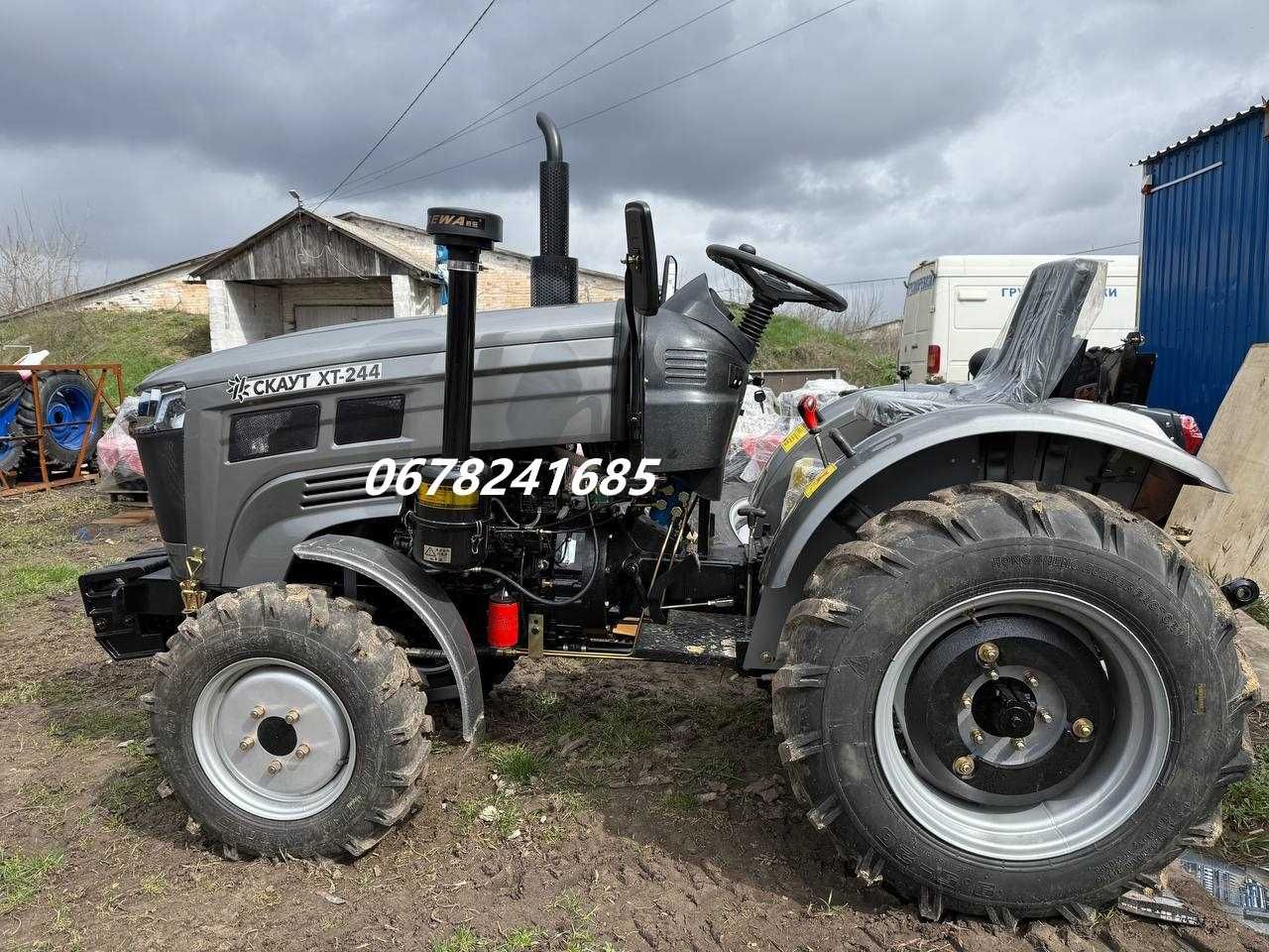 Трактор (3*1) Скаут XT 244 Ведучий редукторний міст Двигун КМ Кредит