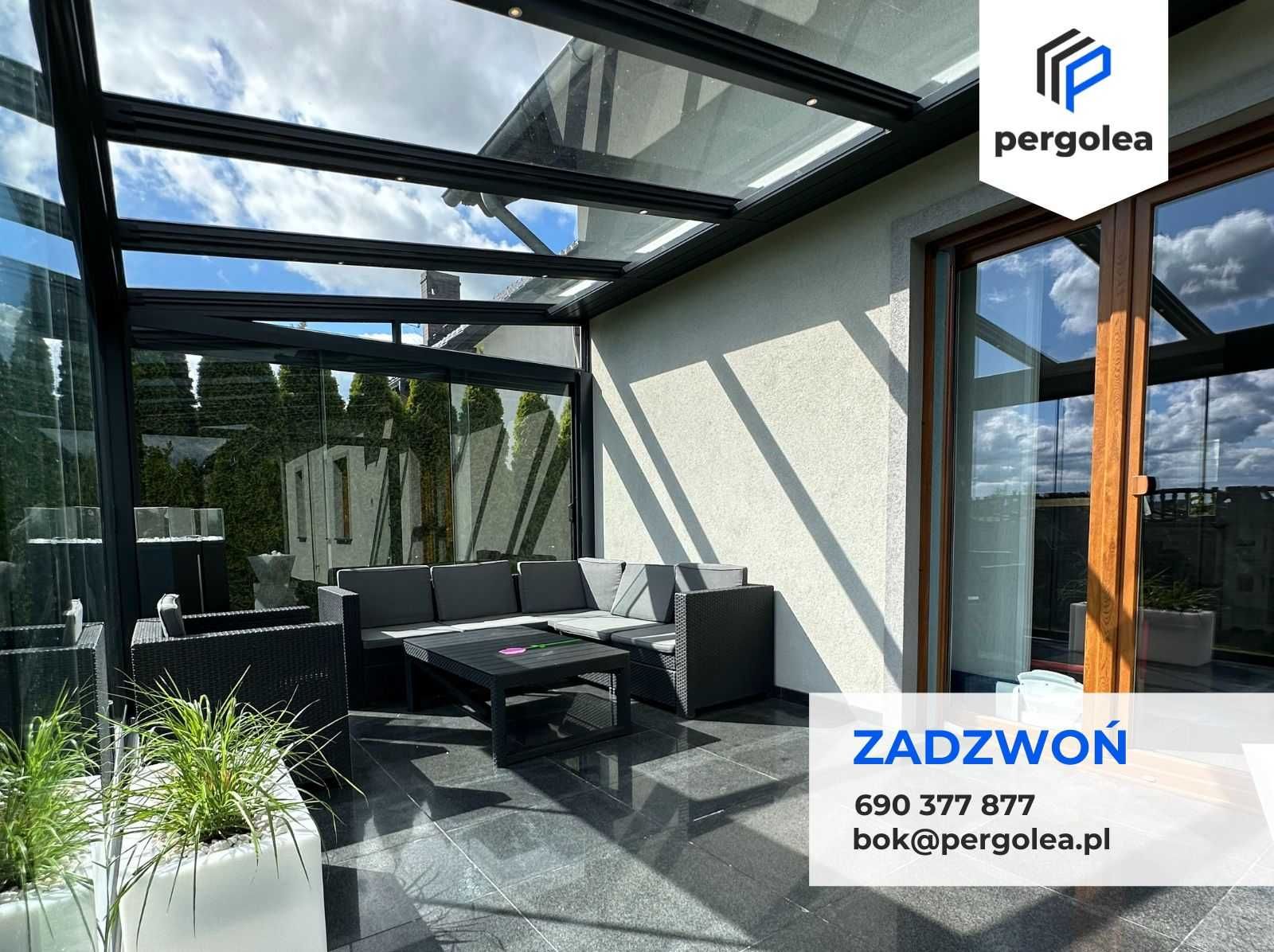 Szklany OGRÓD ZIMOWY 4x3 z Montażem Weranda Aluminiowa Zadaszenie HIT!