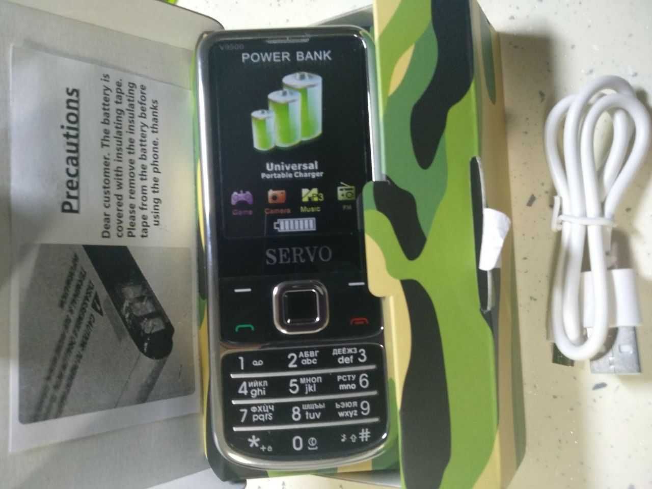 Кнопочний телефон SERVO  V9500HD 4SIM  (російська клавіатура