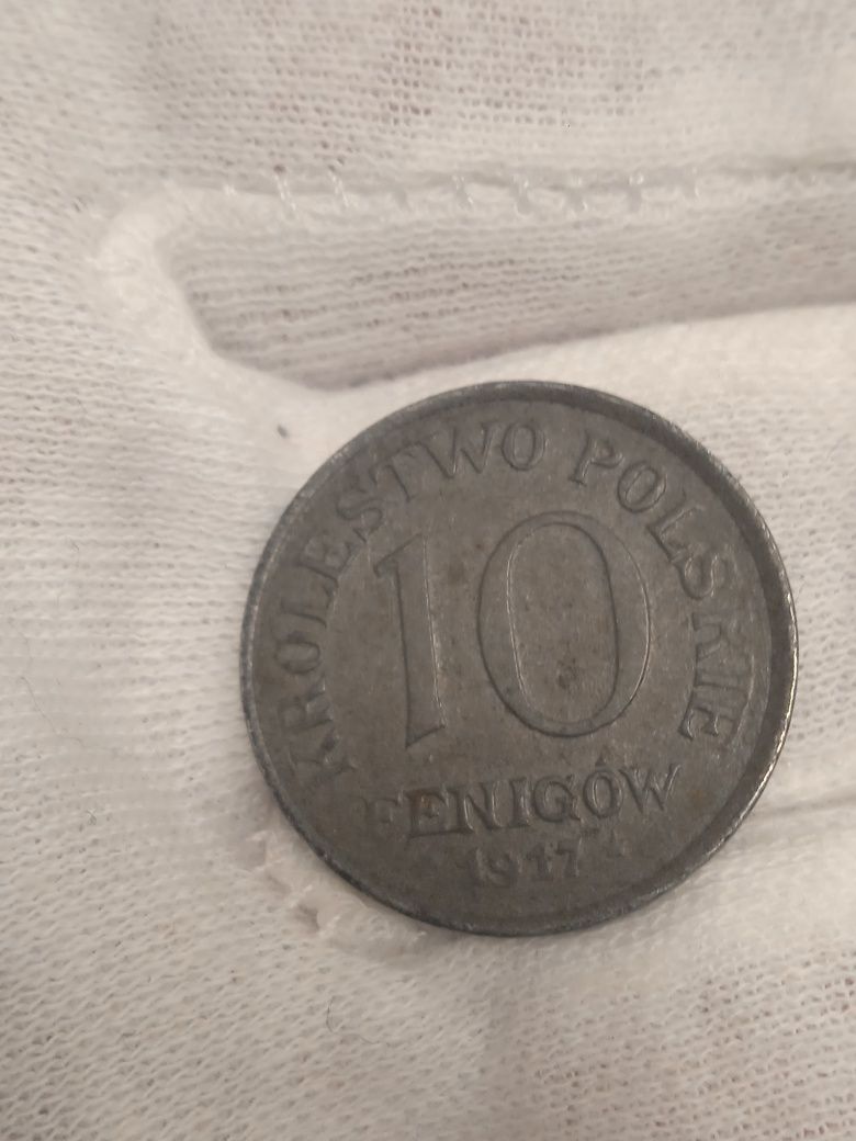 Królestwo Polskie 10 Fenigów 1917 rok.