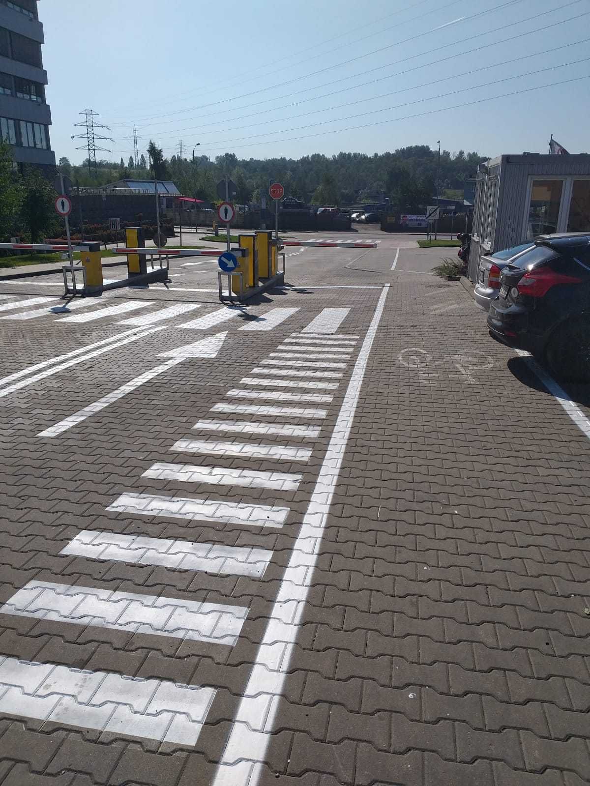 Malowanie parkingów, dróg i garaży. Oznakowanie pionowe, poziome.