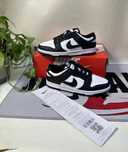 nike dunk biack low whute panda 43
