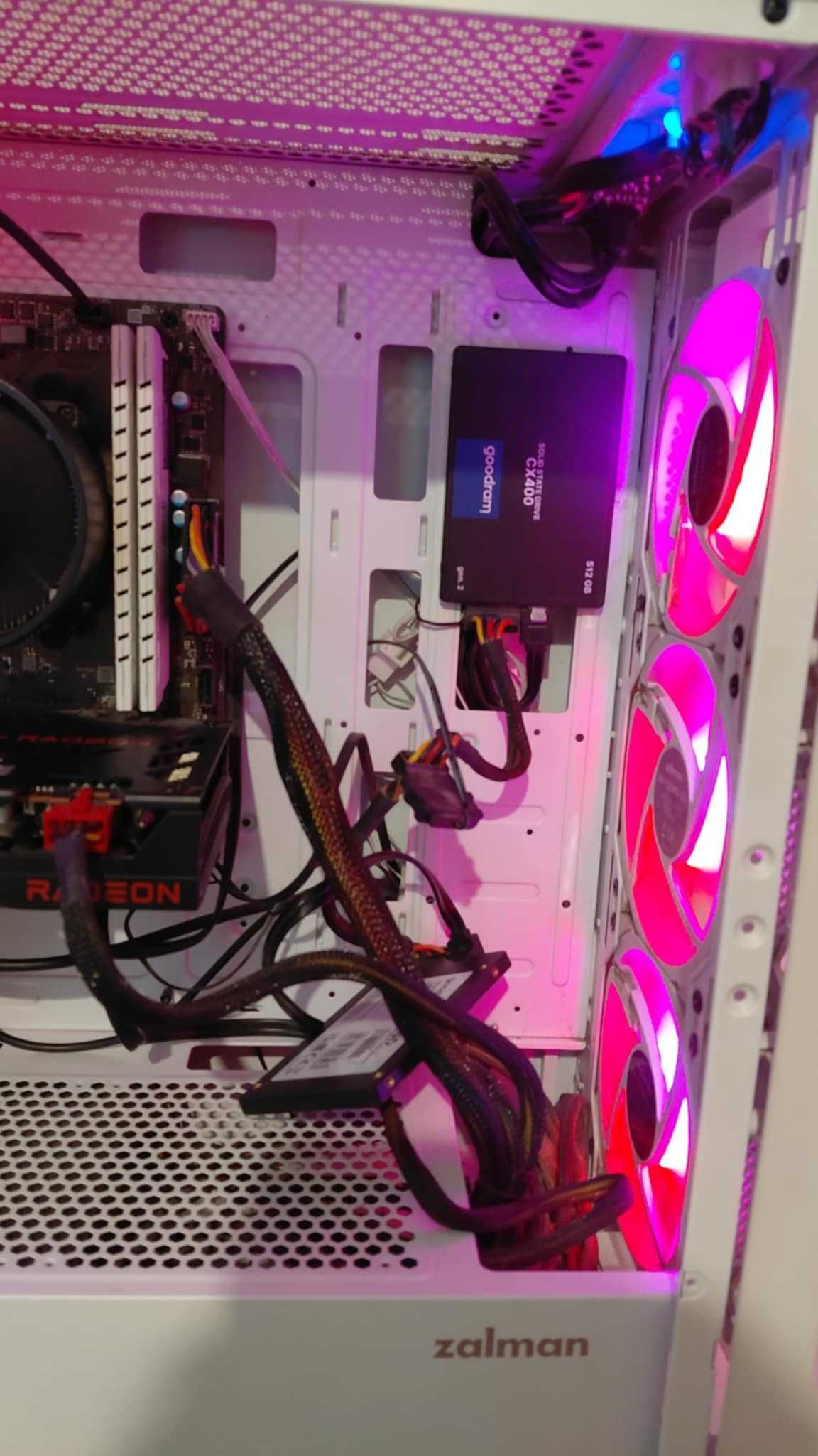 Komputer do gier i pracy Ryzen 5 5600G + Radeon RX 6600 + 32 GB