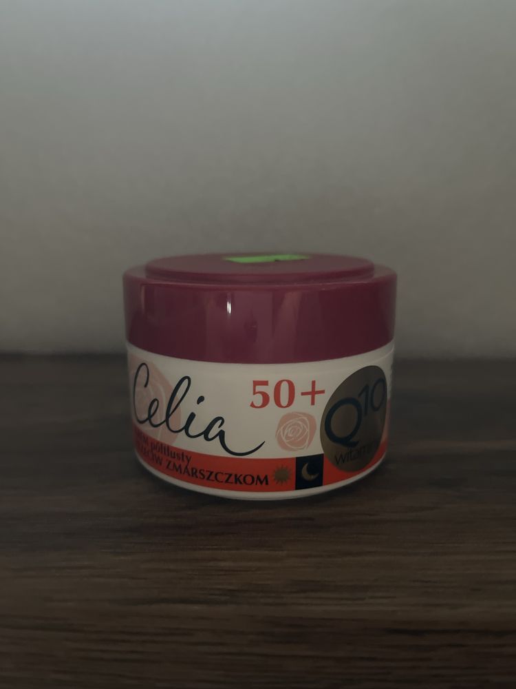 Celia Q10 Witaminy 50+ Krem półtłusty przeciw zmarszczkom  50ml