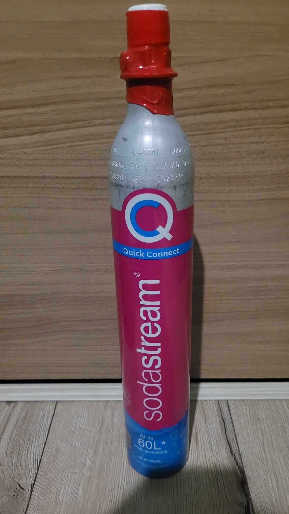 Nowy zestaw saturator SodaStream Terra biały + nabój z gazem +butelka