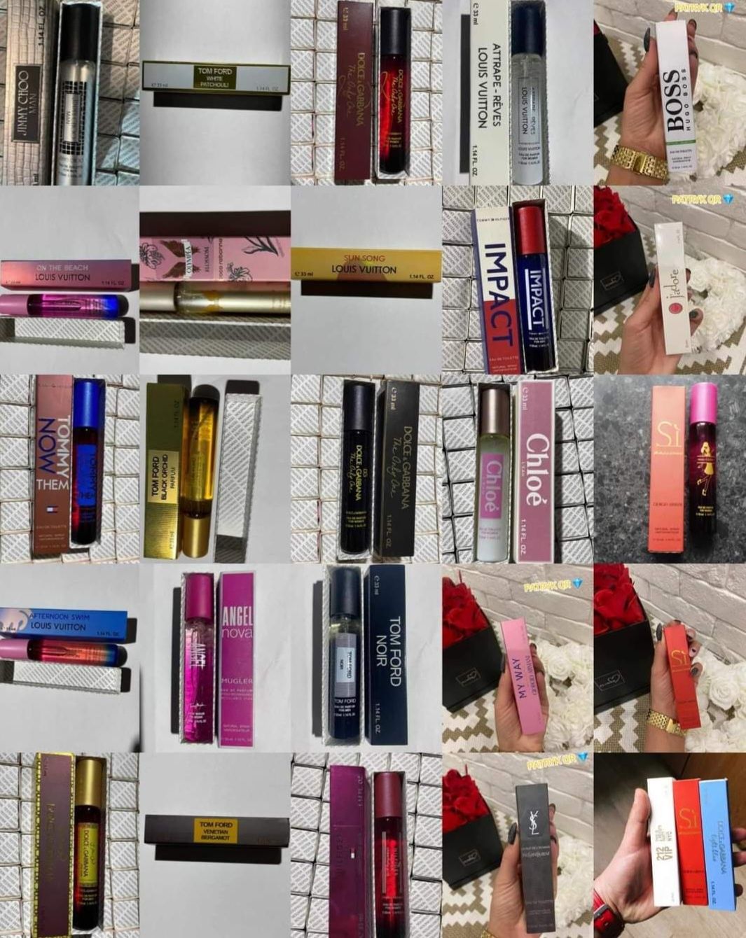Perfumy 33 ml Kolor