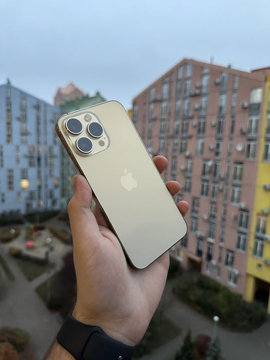 92% Аккум Идеал iPhone 14 Pro Max 256Gb Gold Neverlock Айфон про мах