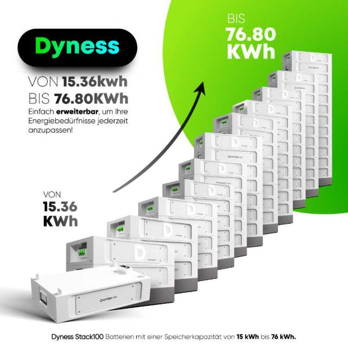 Блок батарей Dyness Stack 20.48 кВт/год 4xS51100 400Ah LiFePO4 SBDU100