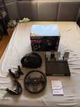 Kierownica thrustmaster t300rs + t-gt 2 + dwa uchwyty do blatu