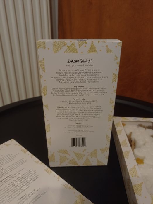 Mydełka w kształcie choinek Glicerynowe