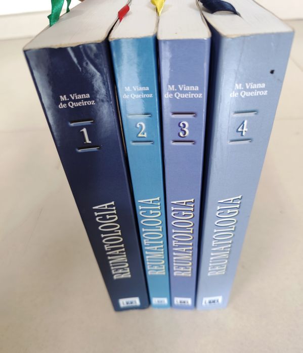 Livros Medicina: Reumatologia - Mário Viana de Queiroz (4 Volumes)