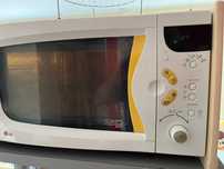 Kuchenka mikrofalowa piekarnik grill kwarcowy LG MC805AR termoobieg