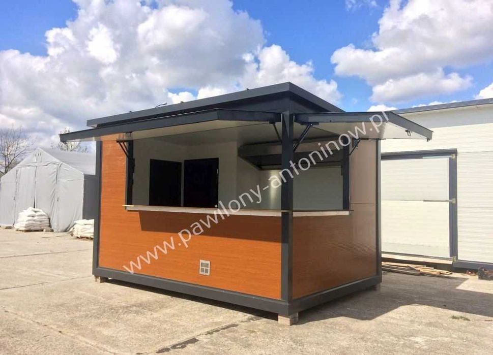 NOWY Pawilon Handlowy Kontener Gastronomiczny Sklep Kiosk - PRODUCENT