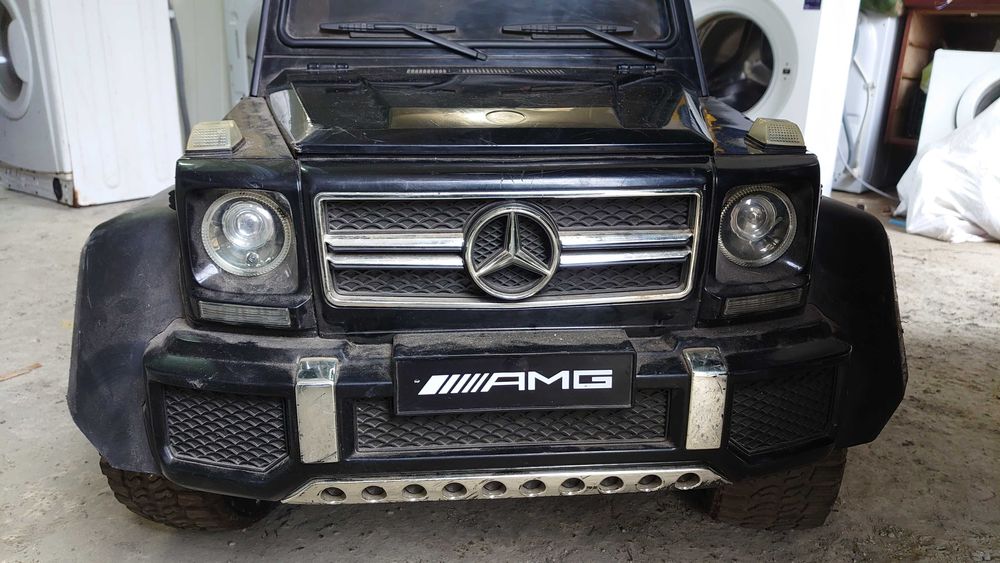 Mercedes-Benz G63 AMG 6WD з заднім батьківським сидінням без акб