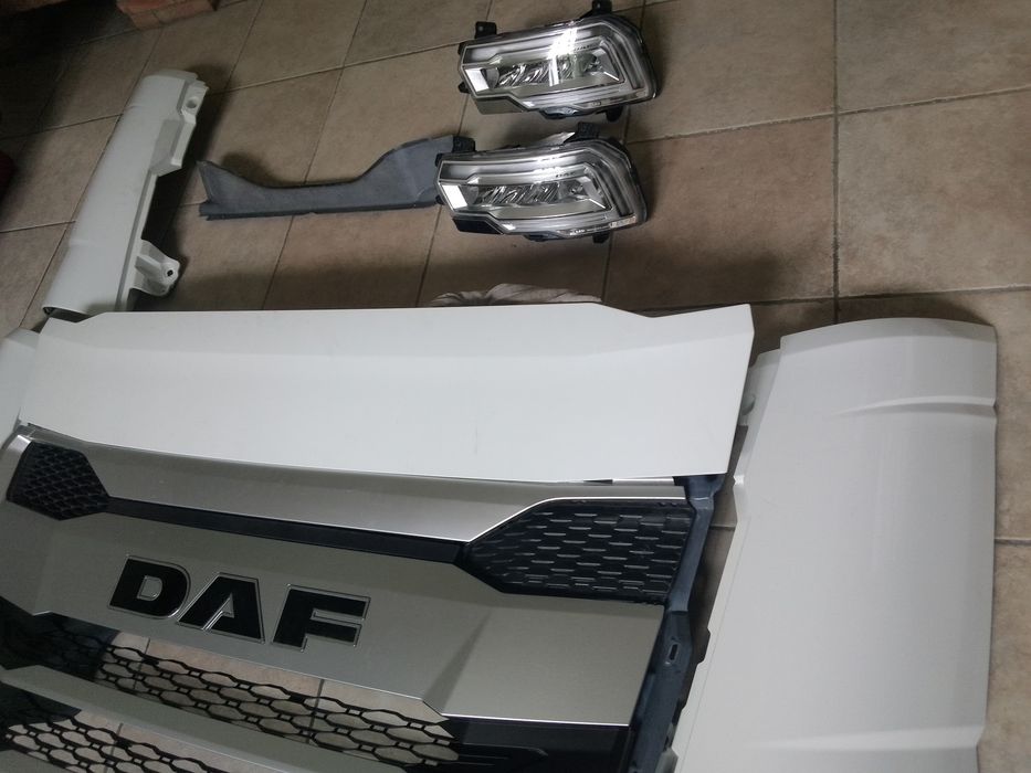 DAF XG, XF maska, zderzak,radar,lusterka, lampy etc