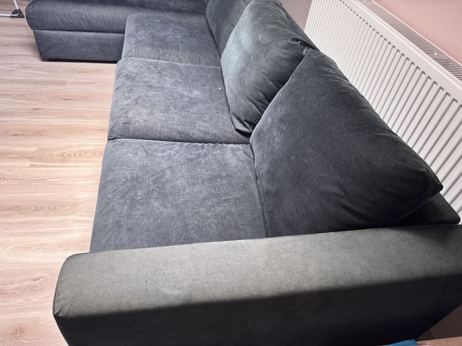 Kanapa vimle ikea 4 osobowa z szezlongiem narożnik pokrycie x2