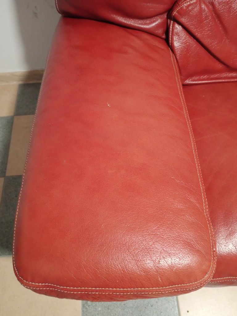 Sofa skórzana dwuosobowa