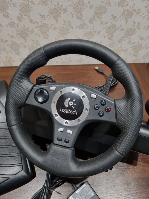 Ігрове кермо logitech driving force pro, хороший стан (геймпад, руль)