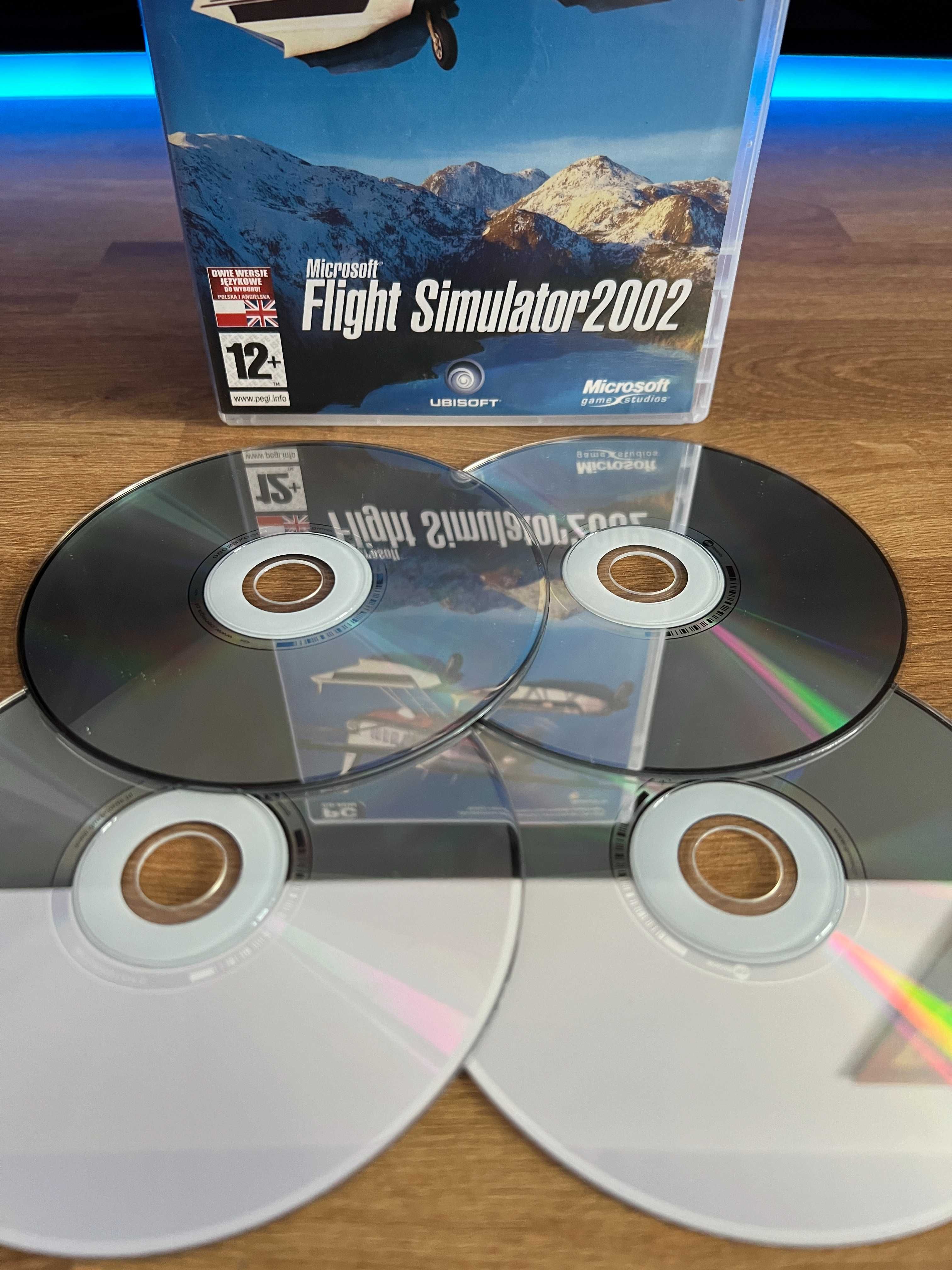 Microsoft Flight Simulator 2002 (PC PL 2008) CD BOX kompletne wydanie