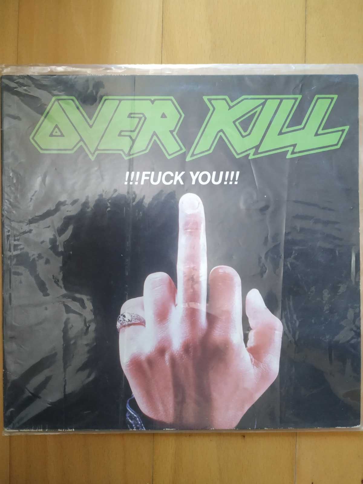 Vinil antigo e raro - Overkill ‎– Fuck You