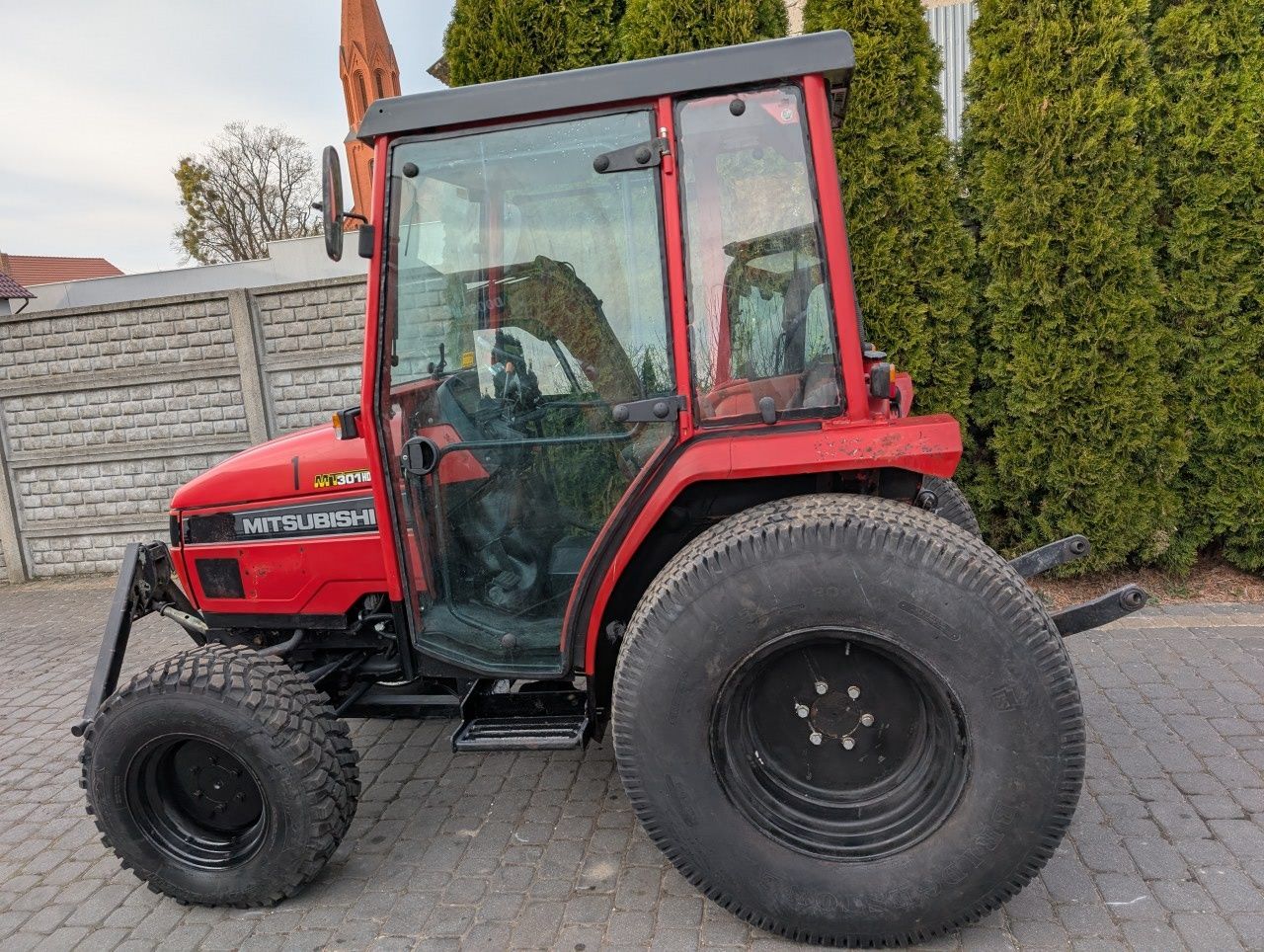 Traktorek Mitsubishi MT301HD, 30KM diesel! 4x4, wałki WOM, TUZ! Okazja