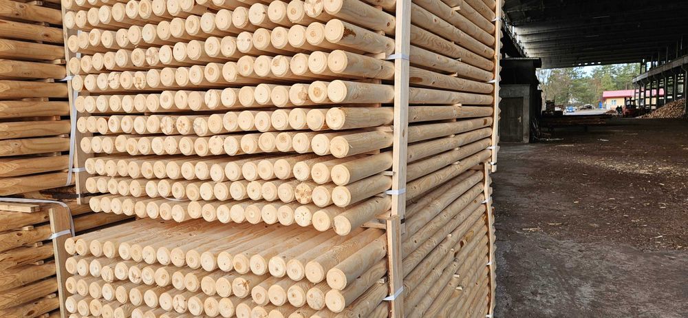 słupki do drzewek Paliki tyczki Huśtawka ogrodzenie Fi 6 2.50 m, fi 5