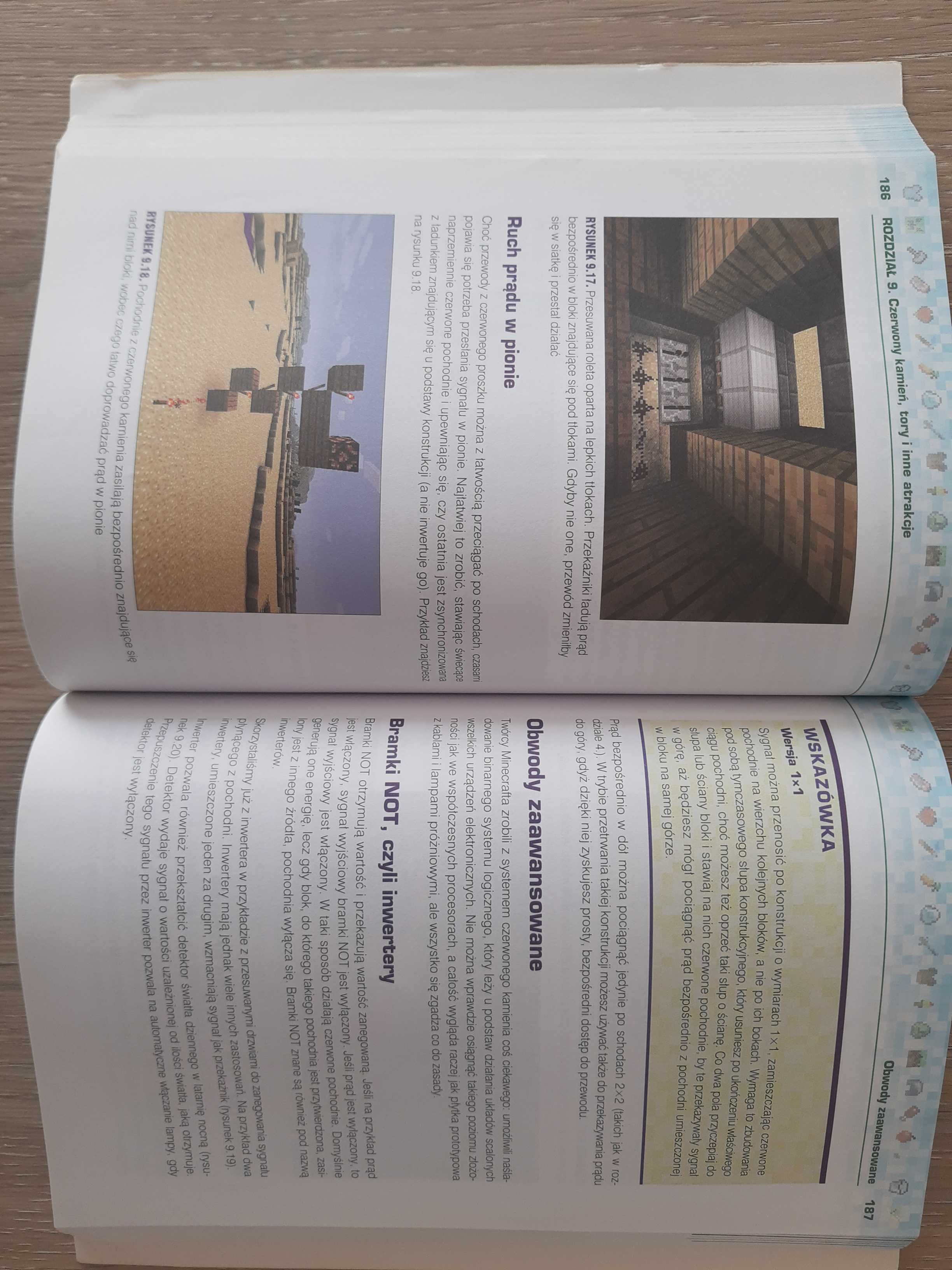 Minecraft kompendium gracza ,księga wiedzy dla staczy