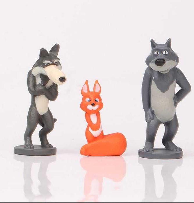 Figurki Masza i niedźwiedź 10 szt Nowe
