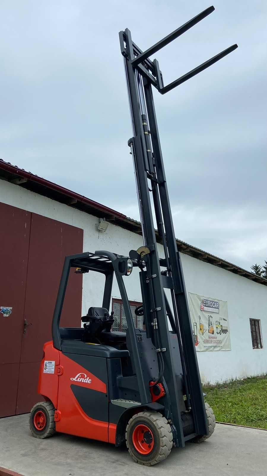 Навантажувач  Linde E20  2,0t 4.7m TRIPLEX АКБ Li-ion Нове зарядне