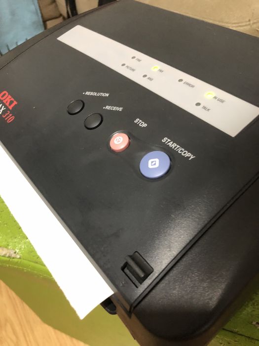 Maquina de fax vintage