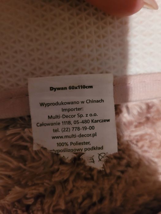 Dywan/dywanik pudrowy róż/brudny róż
