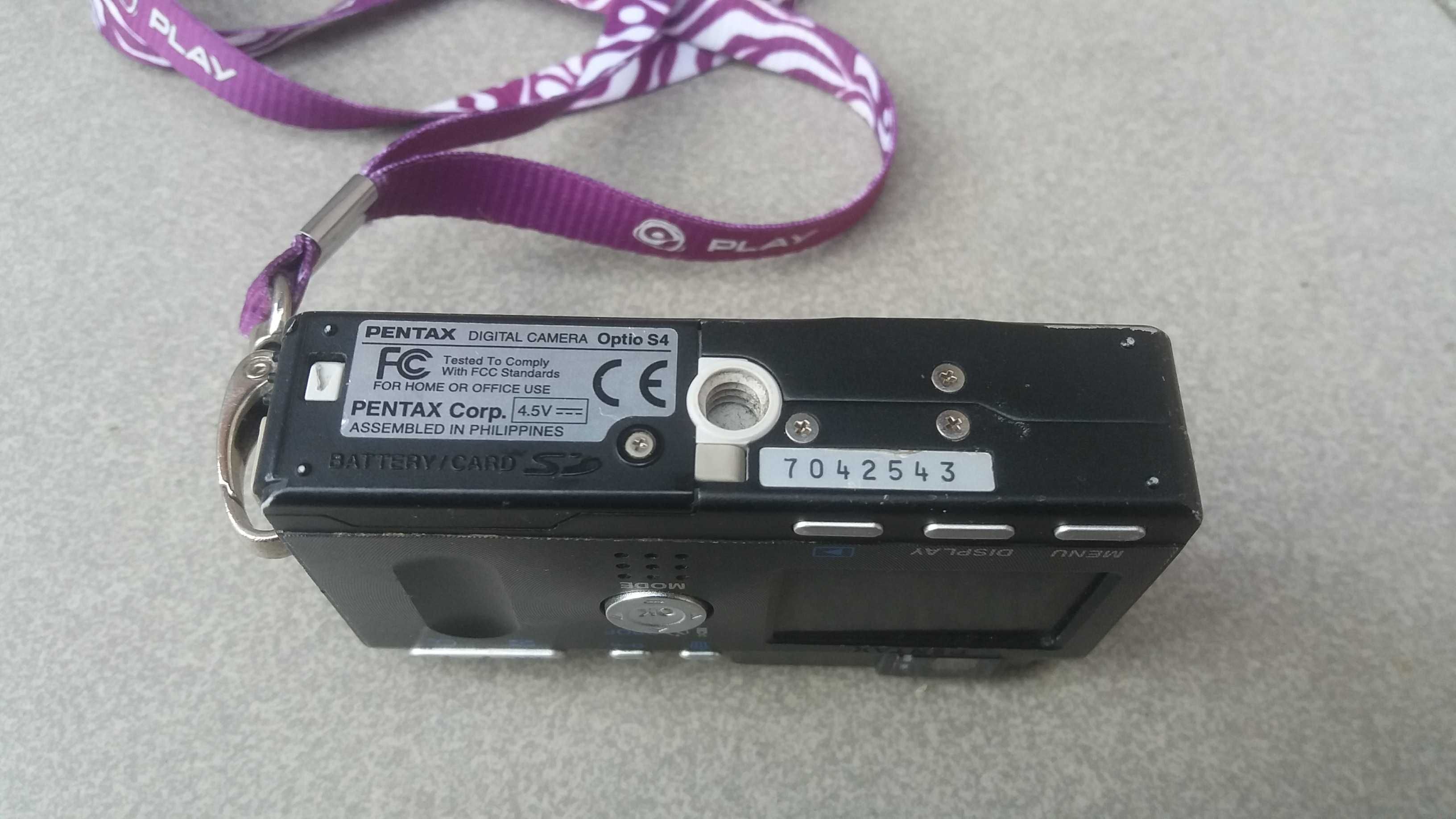 PENTAX  mini Kamera   Optio S4