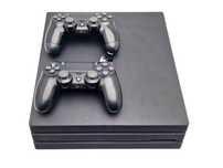 2x pad PS4 PRO 1T | Konsola PlayStation 4 PRO 1TB