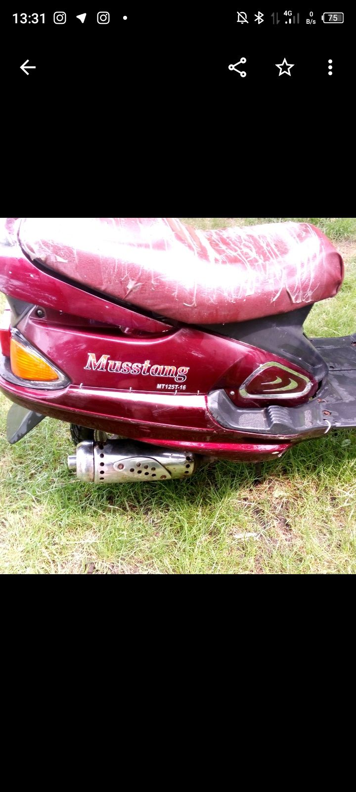 Продам скутер мустанг 125